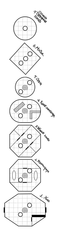 Поэтажный план Башни